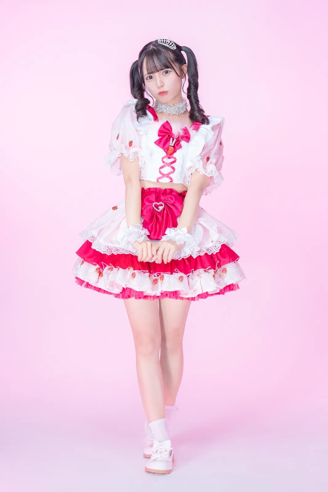 ピンクベリーエプロン